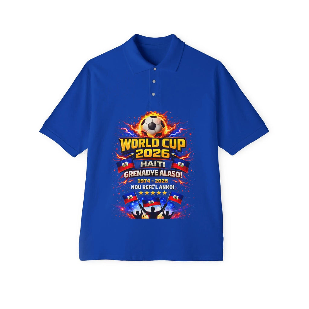 World Cup 2026 Haiti Soccer Polo | Football Tournament Shirt