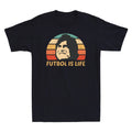 Futbol Is Life Retro Men's T-Shirt Funny Gift For Football Soccer Lovers Tee Top
