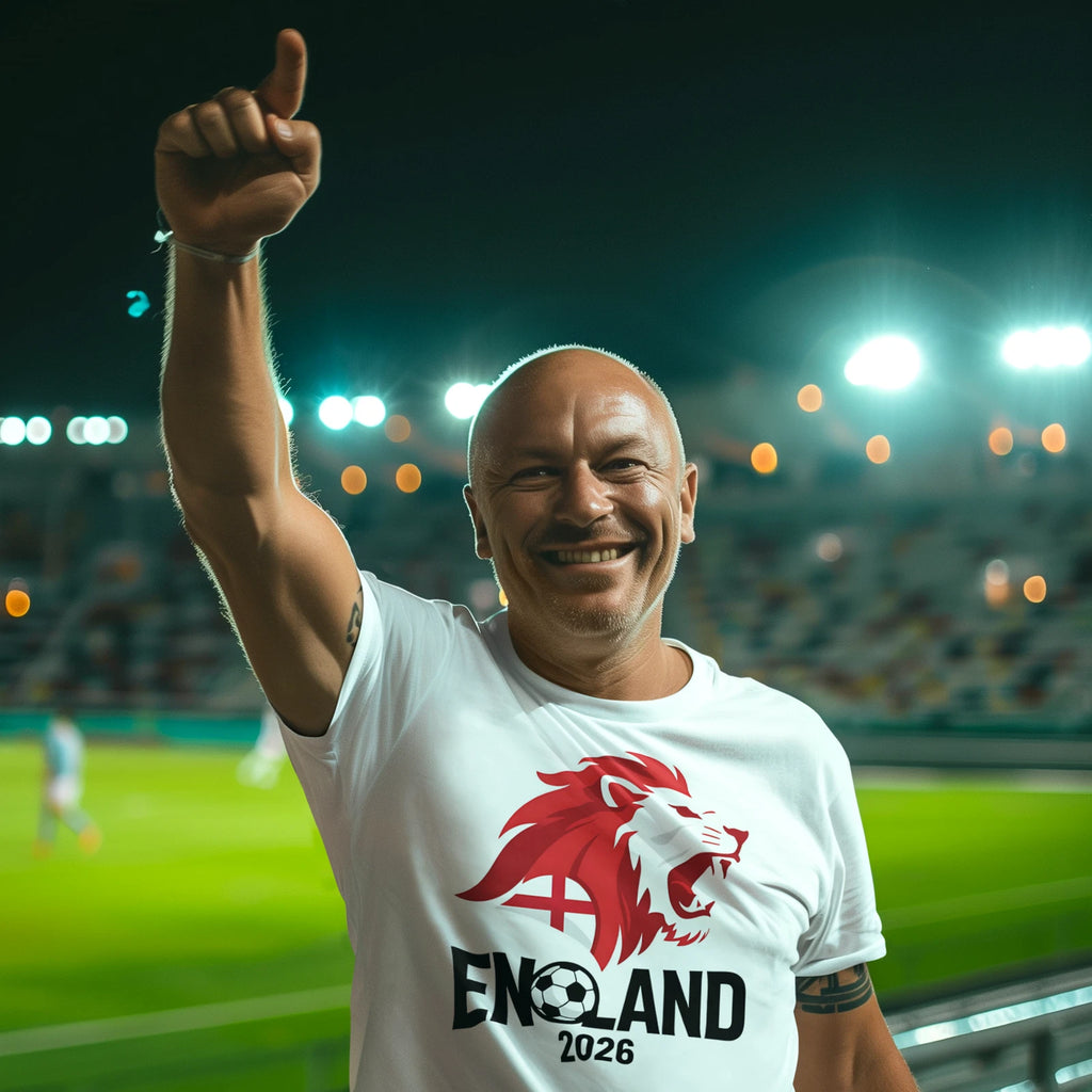 2026 World Cup England Soccer Fan T-shirt