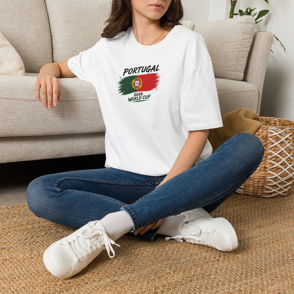 Portugal World Cup 2026 T-Shirt | Flag Soccer Design