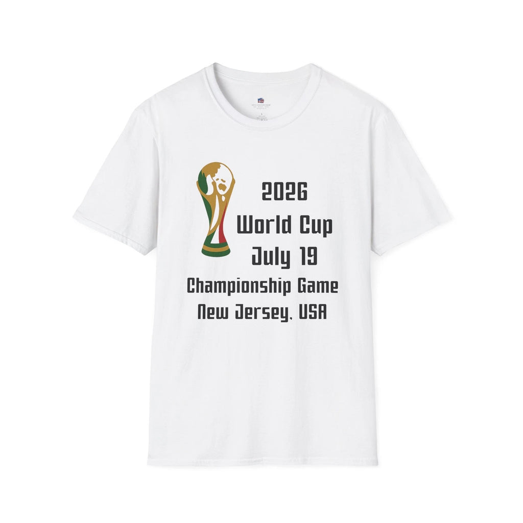 World Cup 2026 USA Championship Soccer T-Shirt July 19 New Jersey Fan Tee unisex