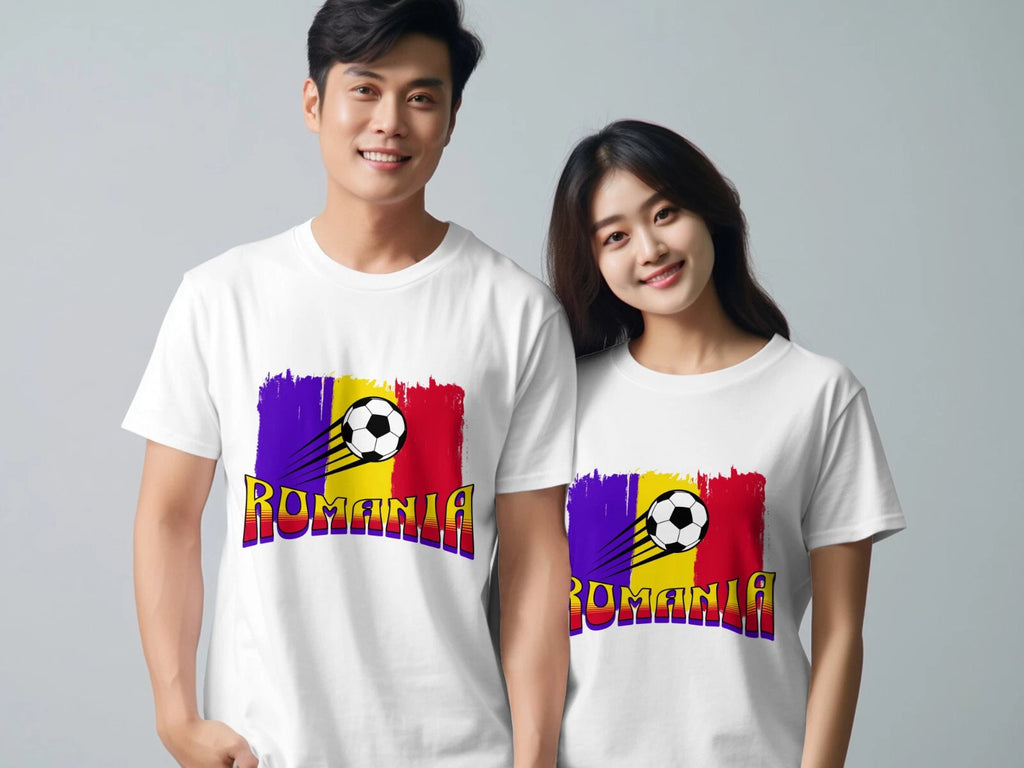 Romania Football T-Shirt European Tournament Unisex Soccer TShirt Euros 2024