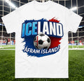 Iceland Afram Island T-Shirt, Iceland Retro football World Cup T Shirt