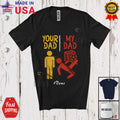 Custom Name Vintage Soccer Compare Normal Dad; Father's Day Player Family Shirt