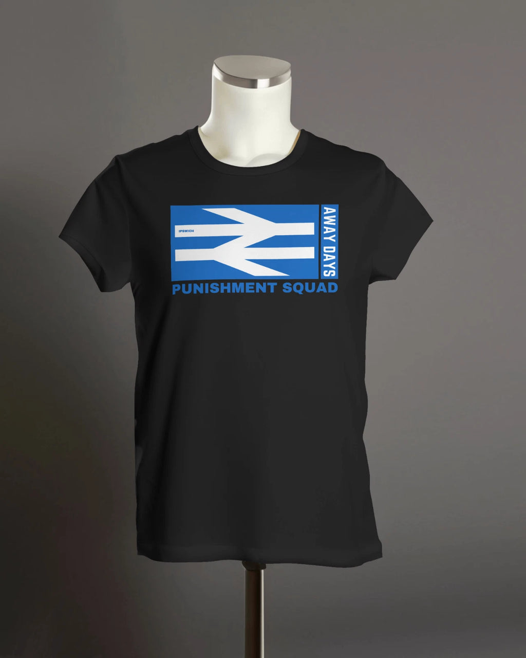 Ipswich PUNISHMENT SQUAD Away Days T-Shirt | Hooligans Tractor Boys Portman Road