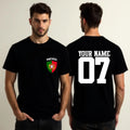 Personalized Team Potugal T-Shirt Custom Name Number Football Supporters Fan Top
