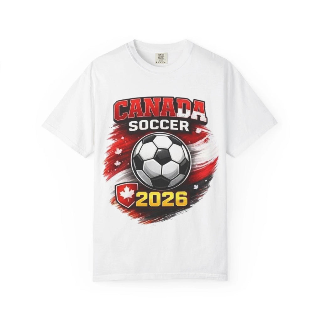 Canada World Cup Soccer 2026 T-shirt | Soccer Ball Canada Crest