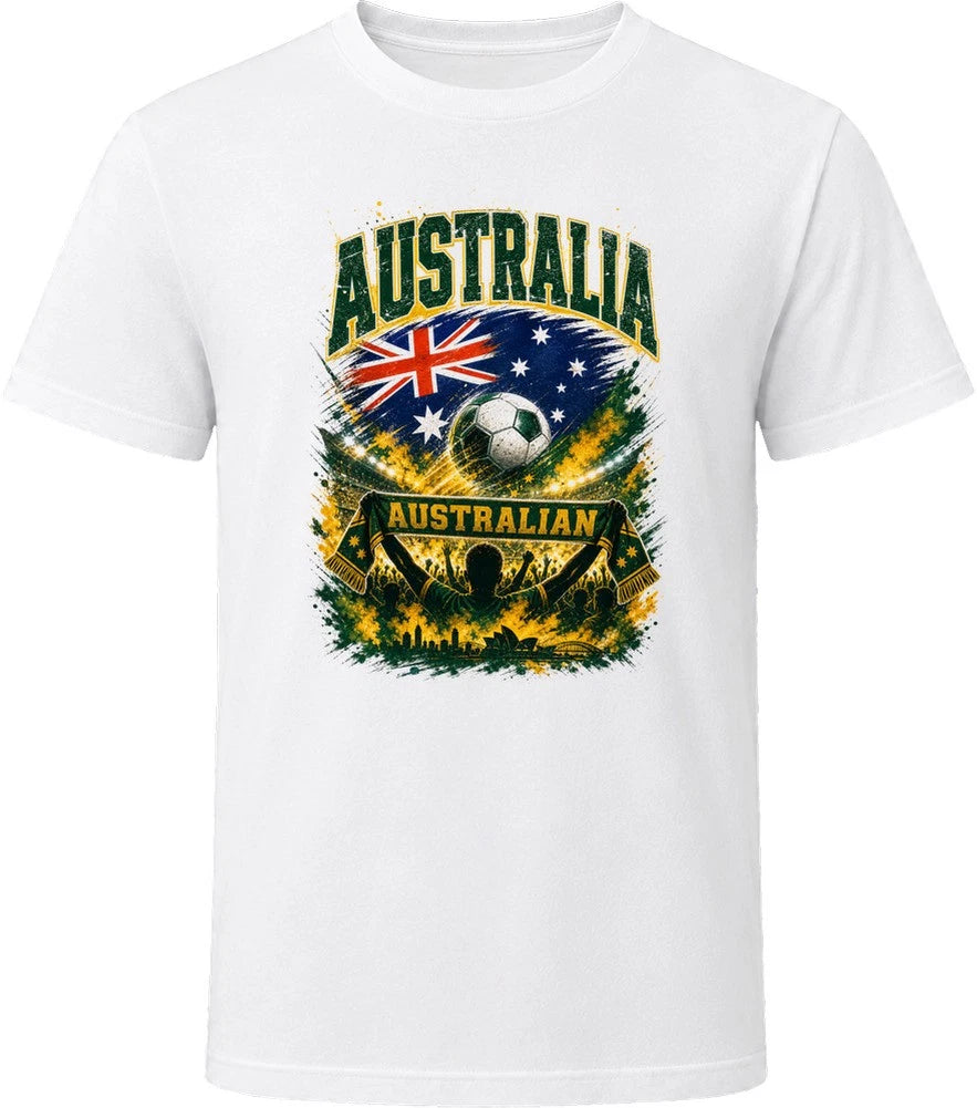 Australia Australian Soccer Football National Supporters T Shirt