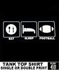 FOOTBALL PIGSKIN GAME SPORTS GRIDIRON RUGBY PLAYER TANK TOP SHIRT WS238