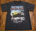 NWOT Alpha Collective Mens Miami High Octane Championnat Racing Club TShirt Med
