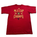 Adidas Atlanta United FC MLS Cup 2018 Champs T Shirt Red Men's Large