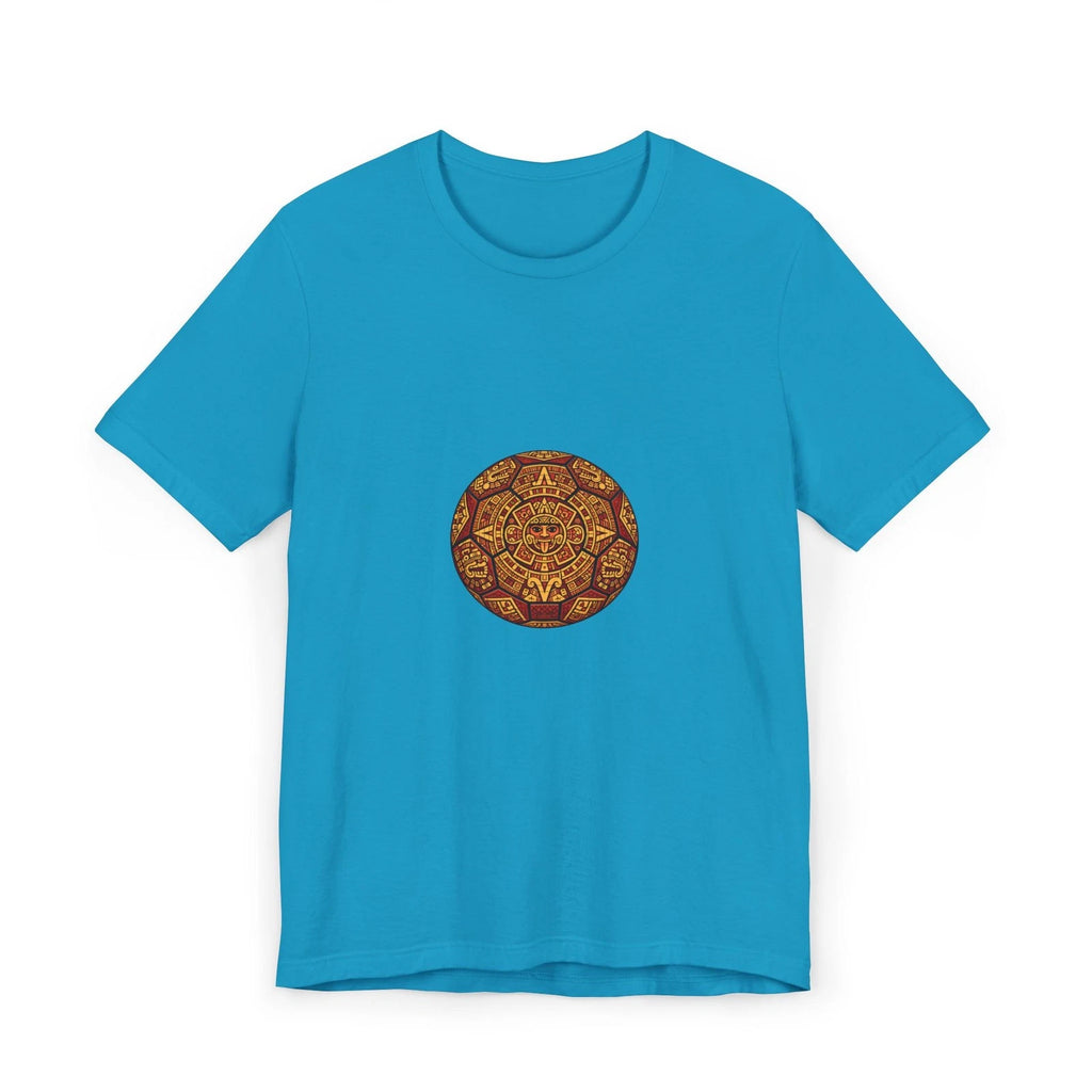 Aztec Soccer Ball T-Shirt Mexico Football Fan World Cup 2026 Gift
