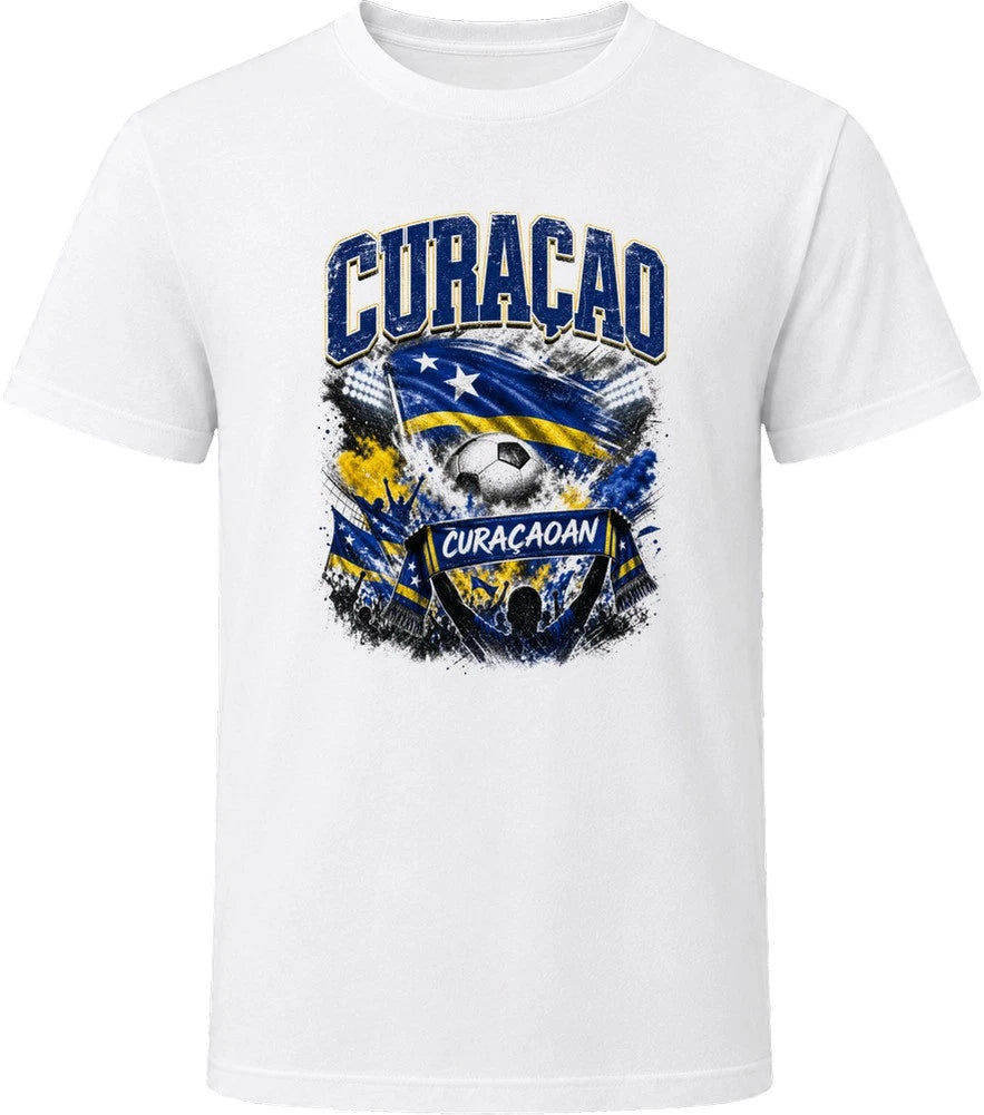 Curacao Curaçaoan Soccer Football National Supporters T Shirt