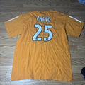 Vintage Houston Dynamos Brian Ching Shirt Medium USMNT MLS Soccer Adidas