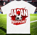 Japan Nippon T-Shirt, Japan Retro World Cup T Shirt, Japan football Tee Shirt