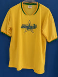 T-SHIRT 21" WIDTH X 28" LENGTH MEDIUM SIZE  BRAZILIAN POLYESTER CAMISETA  BRASIL