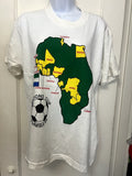 Vintage T-Shirt: AFRICA NATIONS CUP 1994 - White - Size: Large New Old Stock