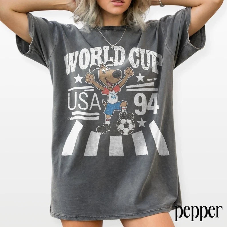 World Cup USA Graphic Tee, Patriotic Soccer Lover Shirt