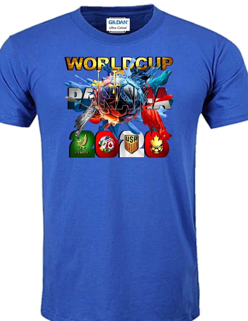 PANAMA SOCCER WORLD CUP 2026 100% COTTON 100% PRESHRUNK GILDAN