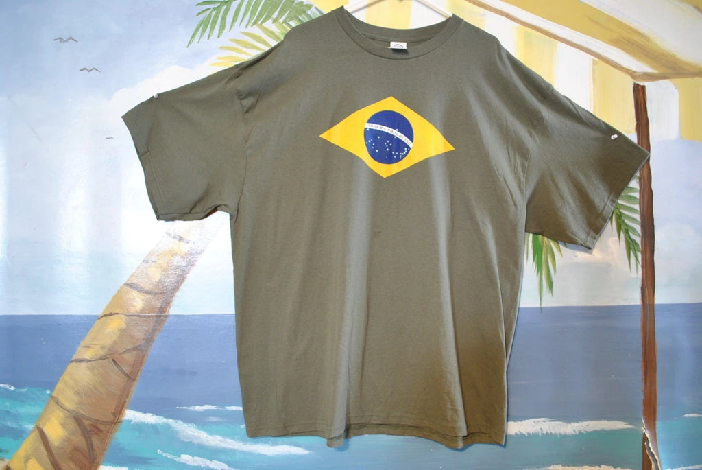 Brazilian Pride Flag World Cup Soccer Mens T-Shirt