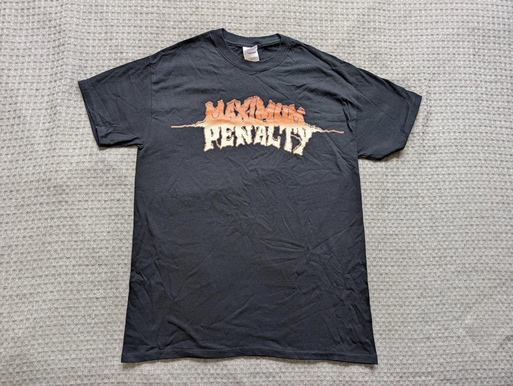 Maximum Penalty Shirt Mens Medium Black Hardcore NYHC Band Graphic Tee Gildan