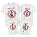 2026 England Family T Shirts Football Coming Home Soccer Tee
