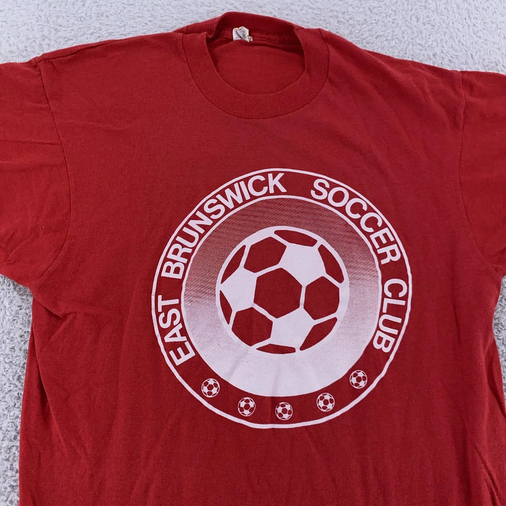 Vintage East Brunswick Soccer Club Shirt Mens M Screen Stars New Jersey 80s 90s