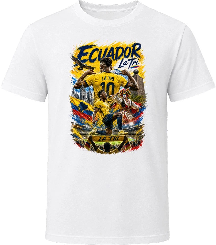 Ecuador La Tri Soccer Football 2026 National Pride T Shirt