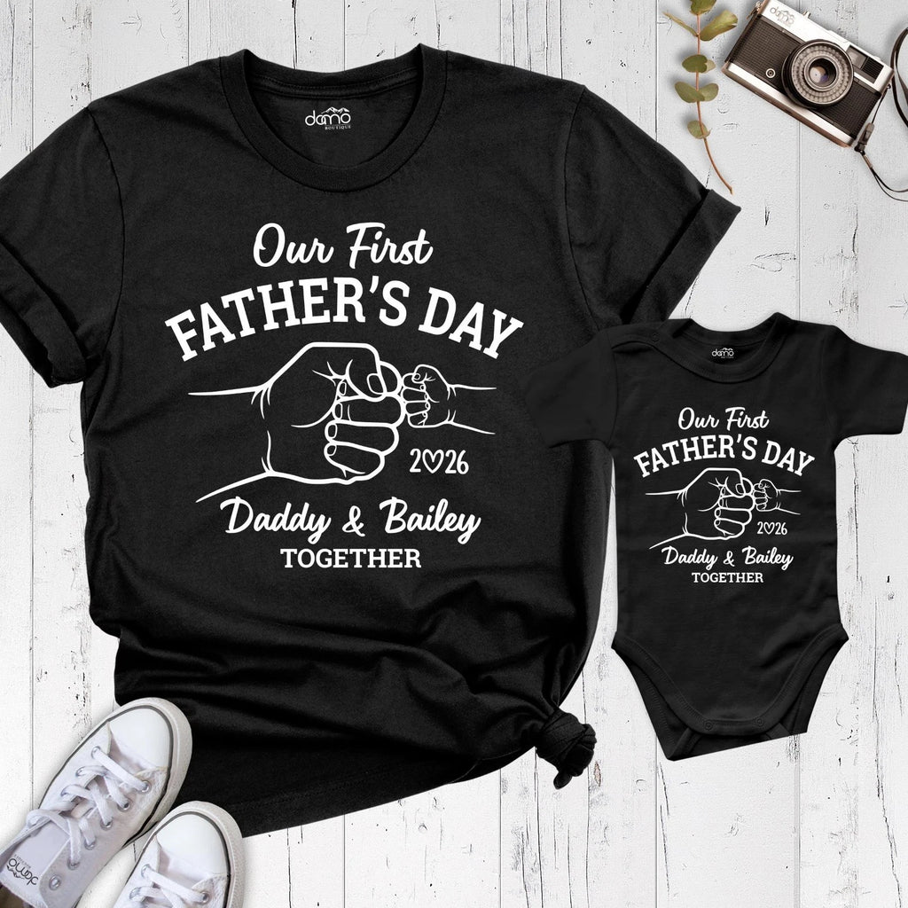 First Fathers Day Shirts, First Father's Day Gifts, Dad and Son Matching