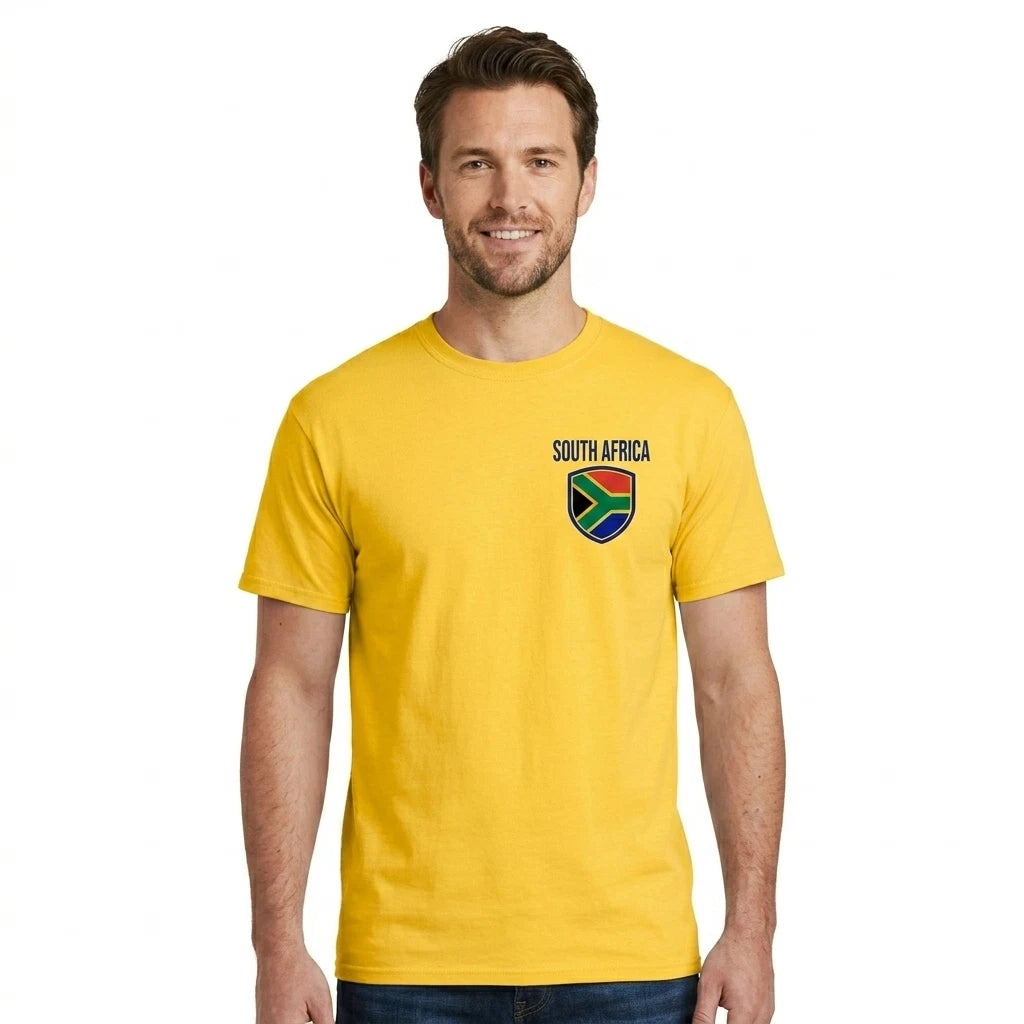 South Africa World Cup 2026 Supporters T Shirt Mens Football Soccer Fan Tee Top