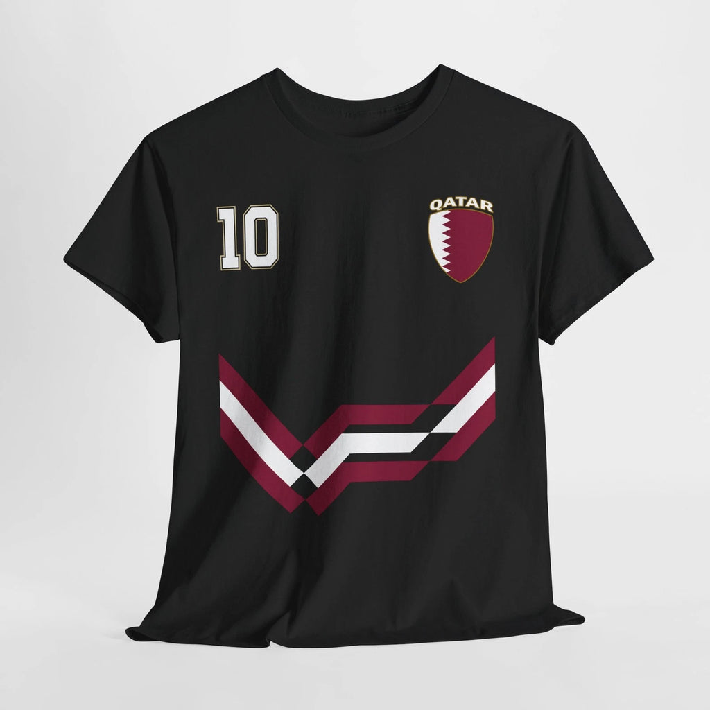 Qatar Number 10 Soccer Shirt, Qatari Soccer 2026 Jersey Style Shirt