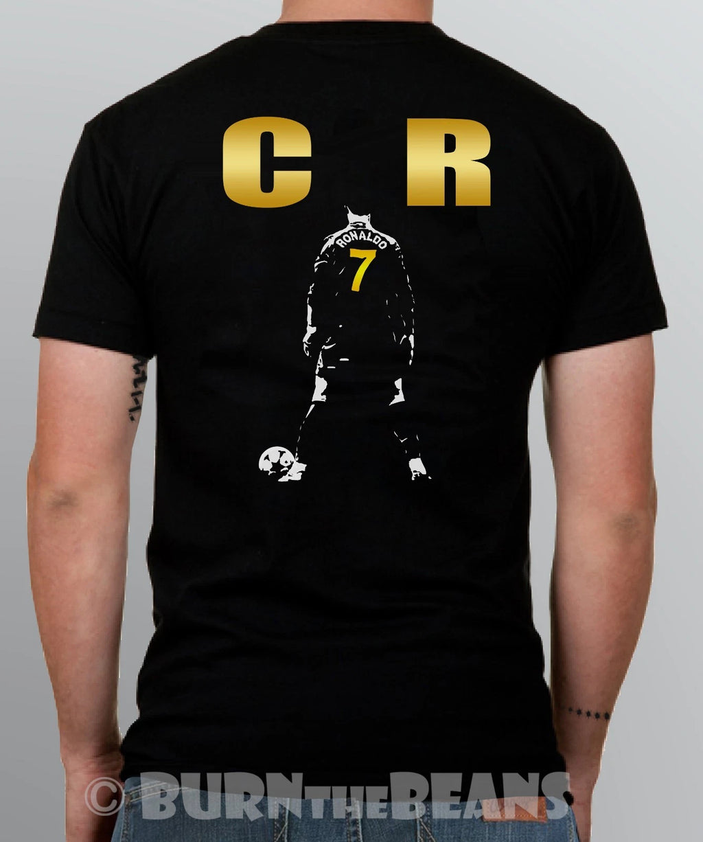Ronaldo T Shirt Cristiano CR7 Portugal Soccer Football Fan Graphic Tee