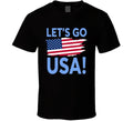 Let's Go Usa Soccer Football Fan T Shirt