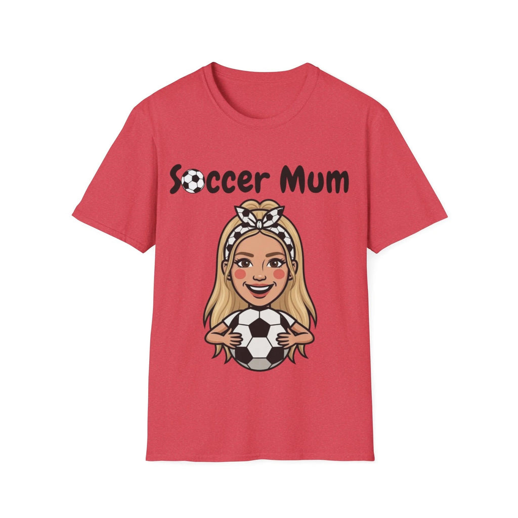 Soccer Mum T-Shirt | Mom Holding Soccer Ball