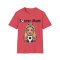 Soccer Mum T-Shirt | Mom Holding Soccer Ball