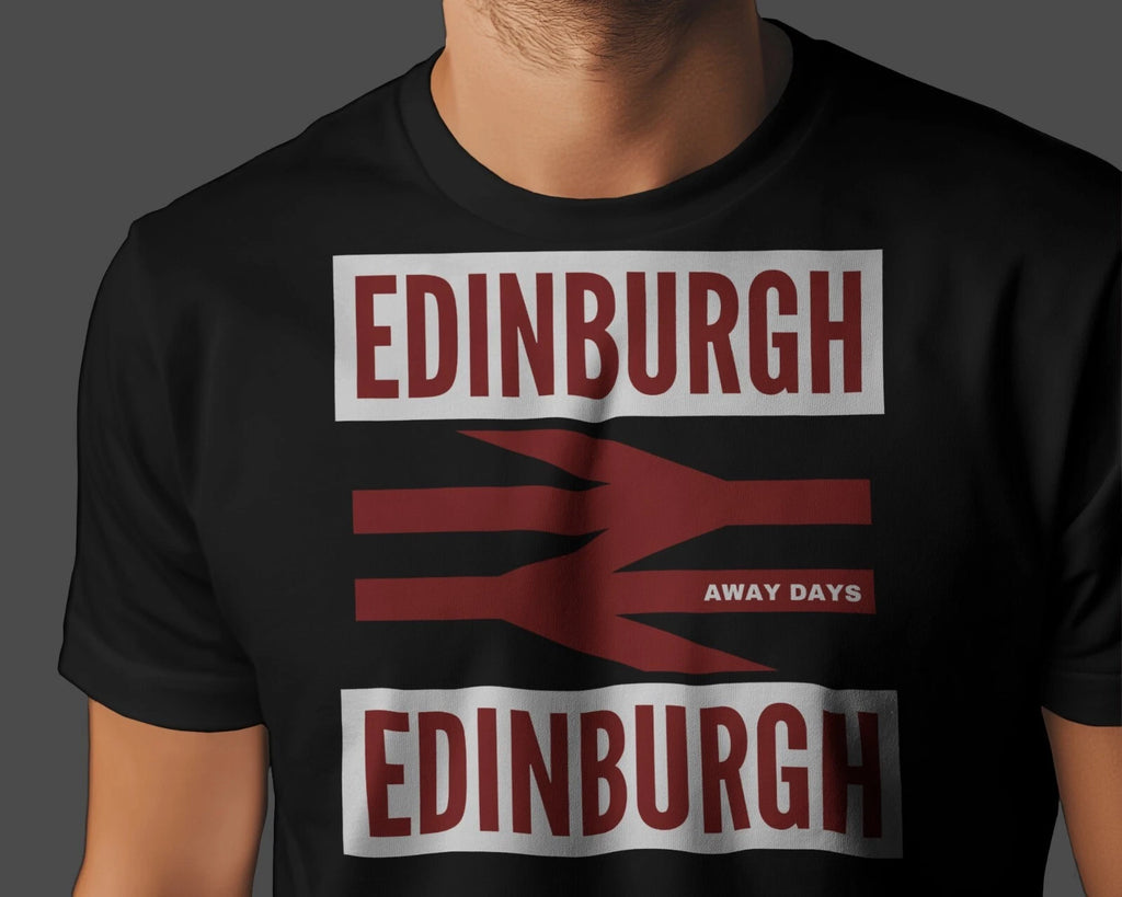 EDINBURGH Away Days T-Shirt | Jam Tarts Hearts Maroons Gorgie Boys Jambos | Uni