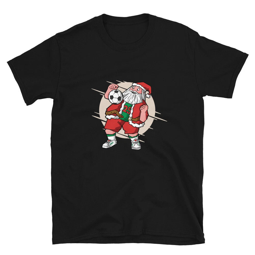 Santa Soccer Football T-Shirt
