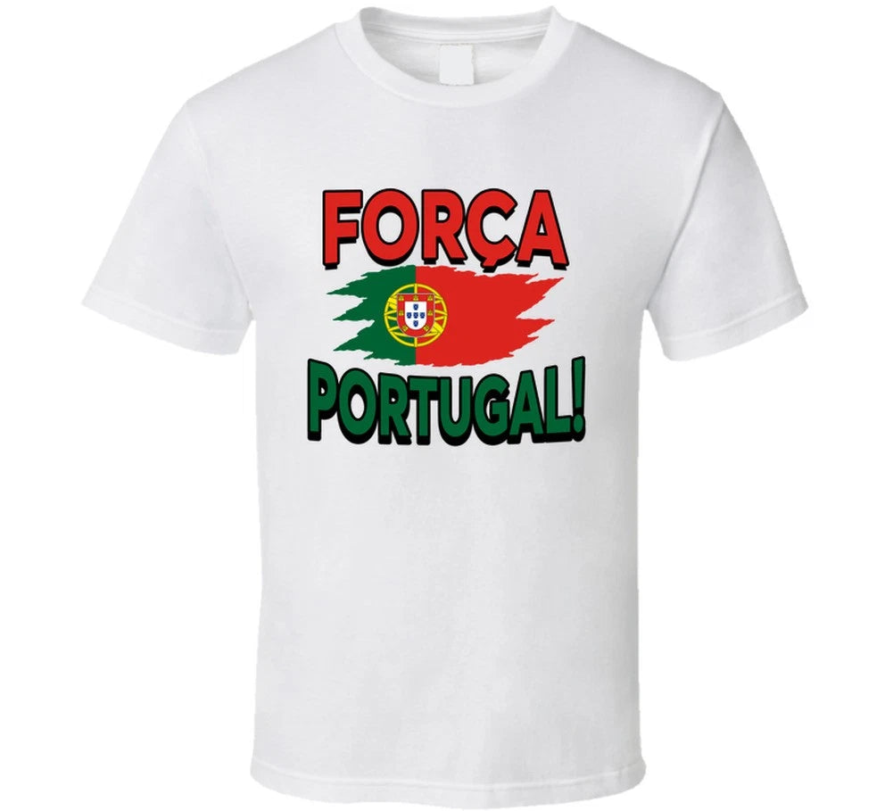 Forca Portugal Soccer Football Fan T Shirt