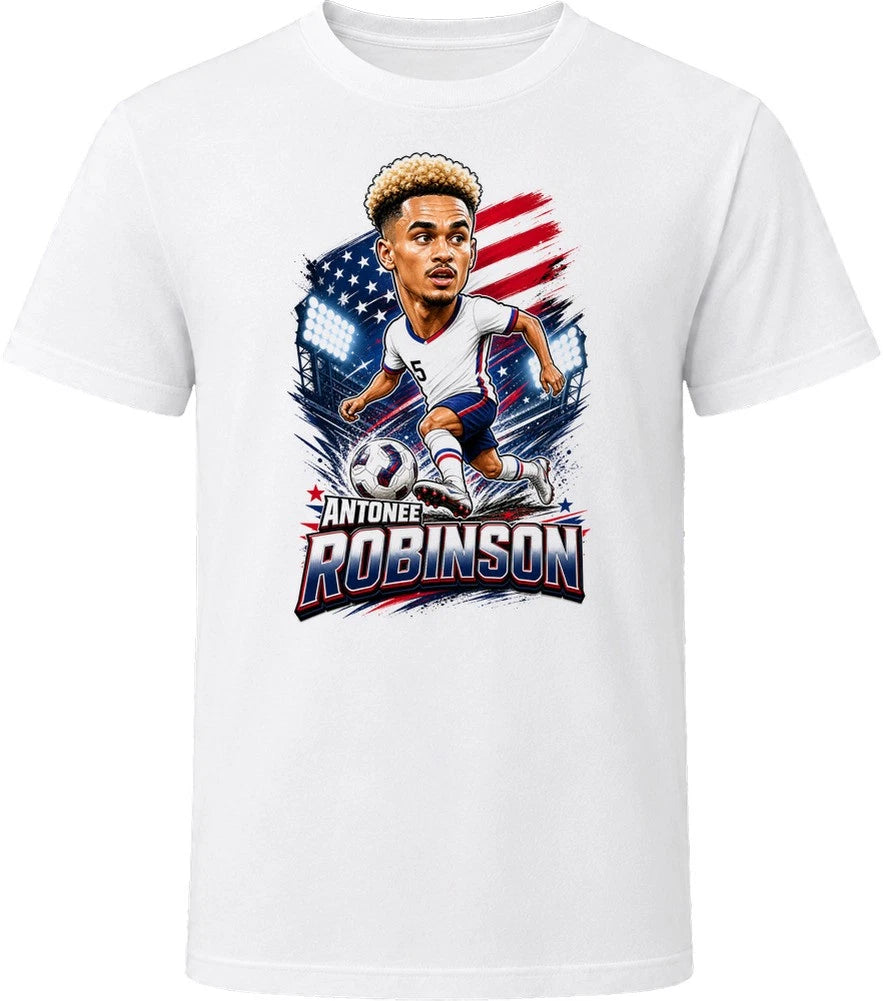 Antonee Robinson, United States Caricature Soccer 2026 T Shirt