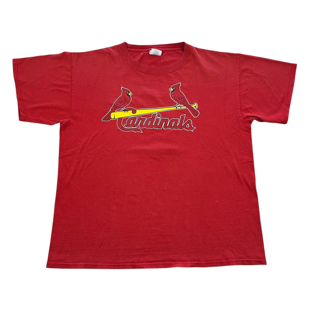 Vintage y2k 2000s Albert Pujols Number 5 St. Louis Cardinals Graphic Shirt 2XL