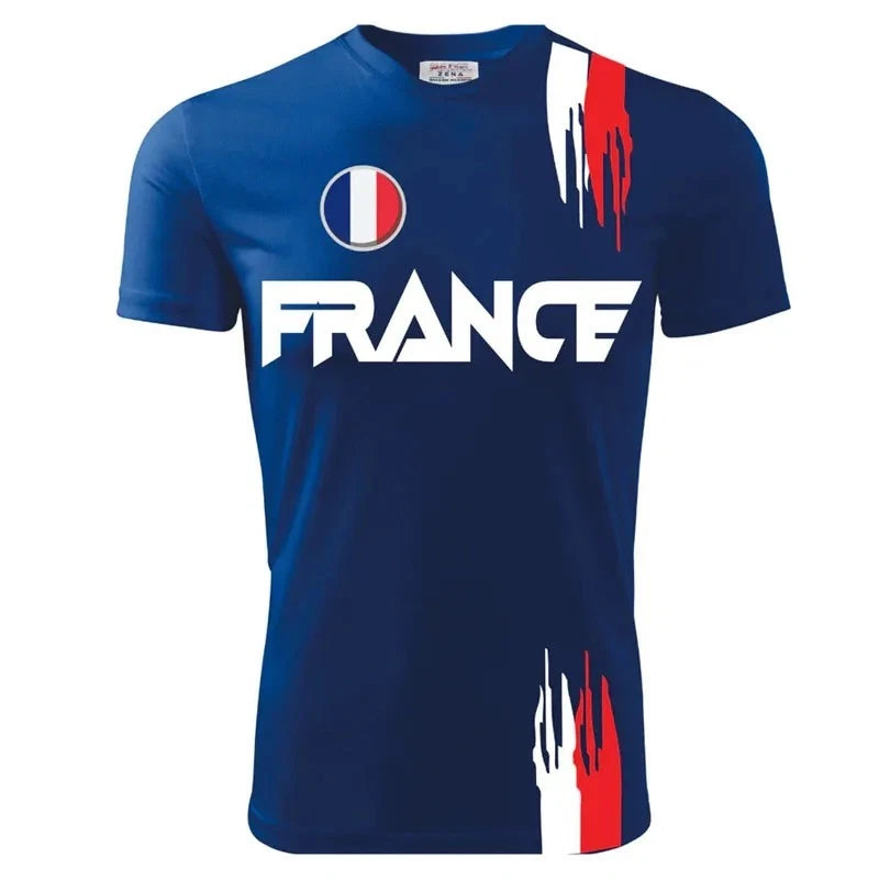 France World Cup Football Team Shirt Polyester 2026 Tees