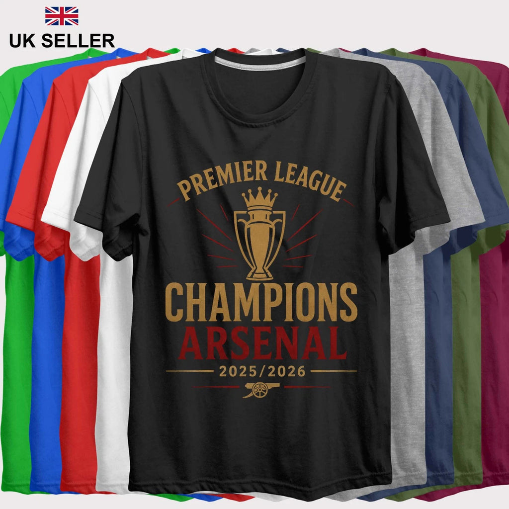 Mens Arsenal Football T Shirt 2026 Champions Kids Soccer Shirt Football Fan Top
