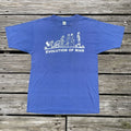 Vintage 80’s Evolution Of Man Football Futbol Soccer Tshirt Size L Made In USA