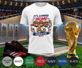 England Football Fan T-Shirt – “It’s Coming Home” Unisex Sports Supporter Tee