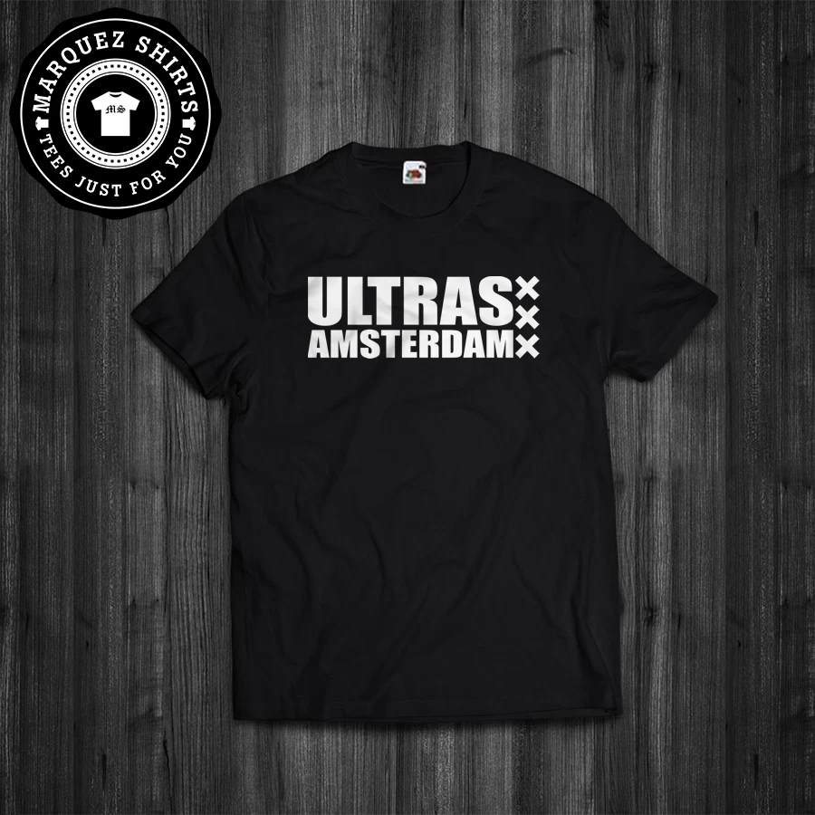 T Shirt Ultras Amsterdam Ajax Soccer Football Supporters Tee