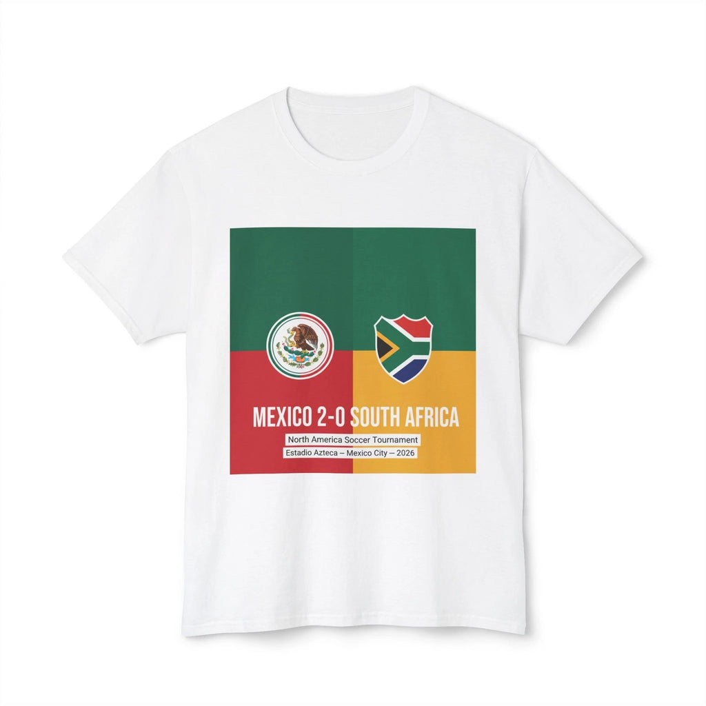 Mexico vs South Africa Soccer Score T-Shirt | 2-0 Match Design