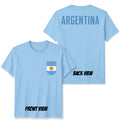 Argentina Football Unisex Kids T-Shirt Country Pride Soccer Tee #WC