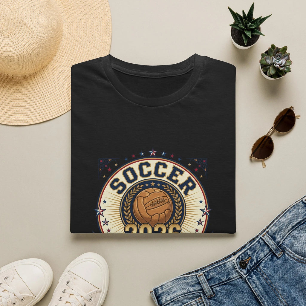 Soccer 2026 Championship T-Shirt | Vintage Soccer Ball Design