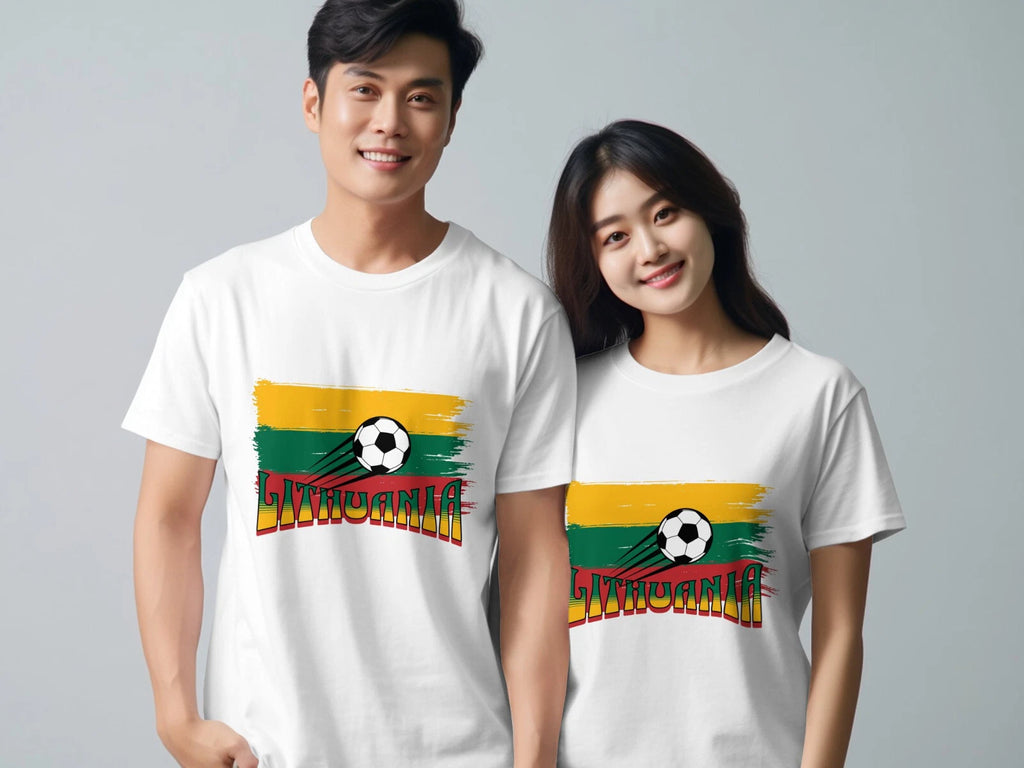 Lithuania Football T-Shirt European Tournament Unisex Soccer TShirt Euros 2024