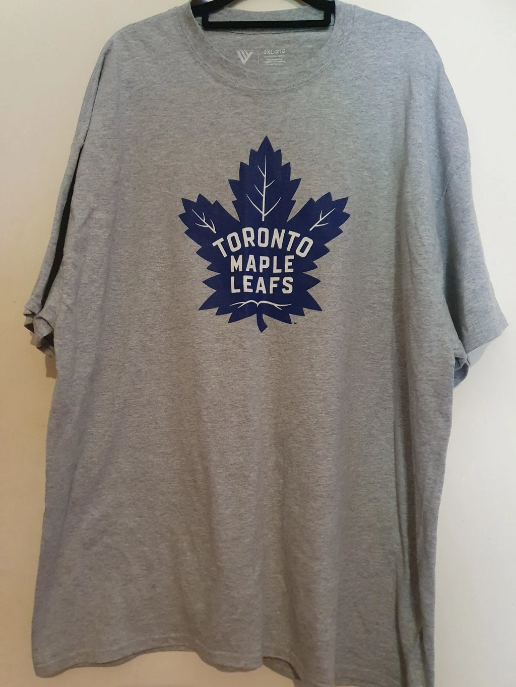 Toronto Maple Leafs T Shirt Size 2XL Grey  NHL